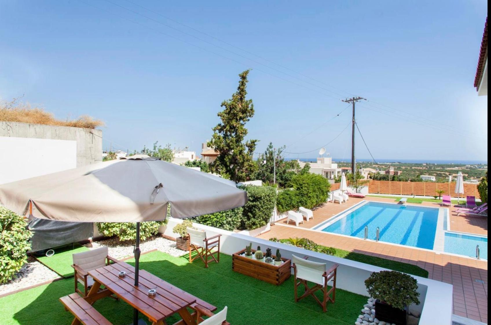 Artemis Luxury Villa - Hersonissos Private Pool Oasis 외부 사진